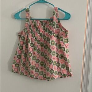Kenzo Pink and Green Kids Tank Top